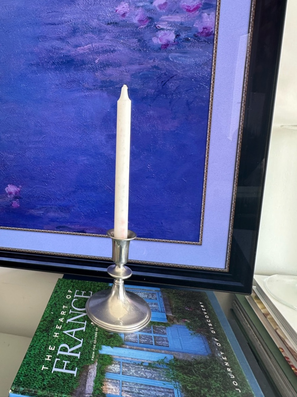 Pewter Candlestick Holder